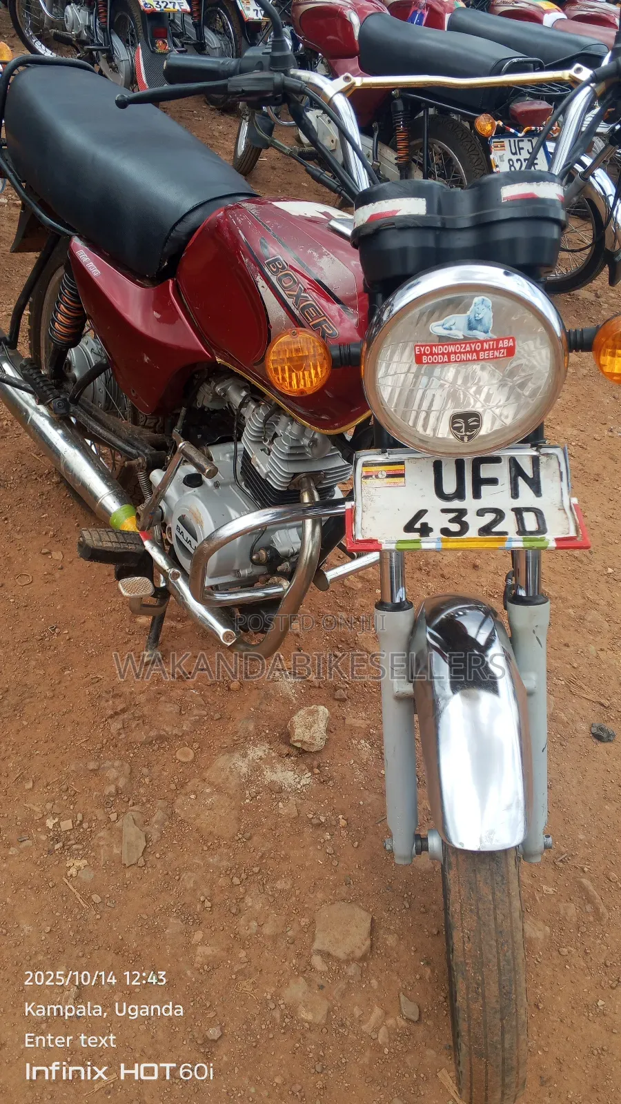 Bajaj Boxer 100 2022 Red