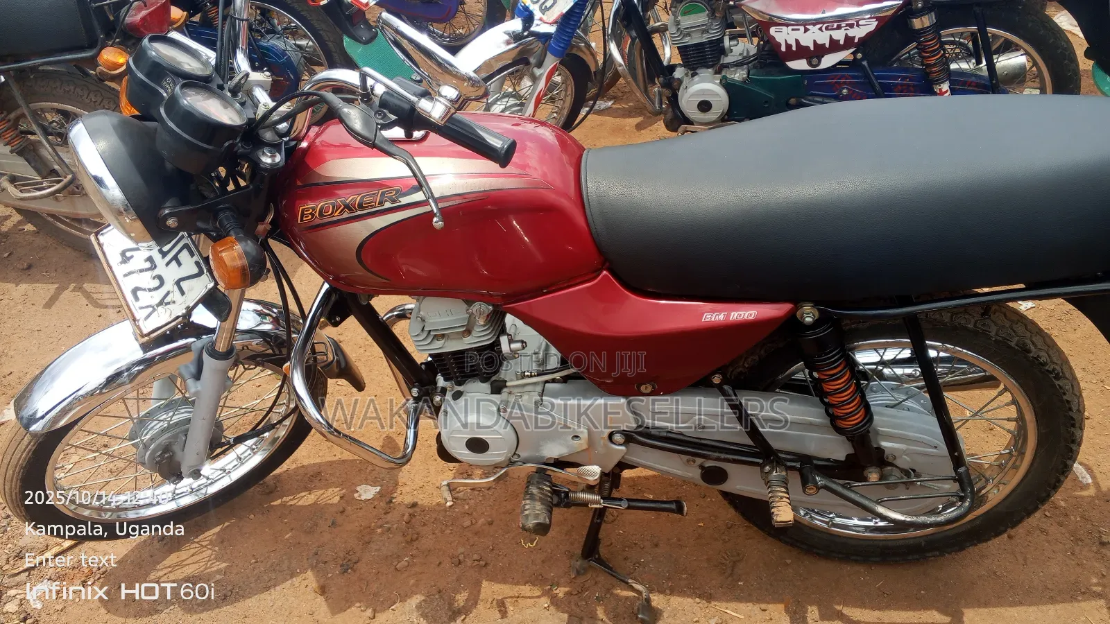 Bajaj Boxer 100 2023 Red