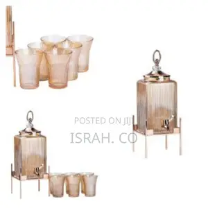 7 Pieces of Gold Juice Dispenser
