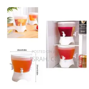 Rotating Beverage Dispenser With 3 Compartments