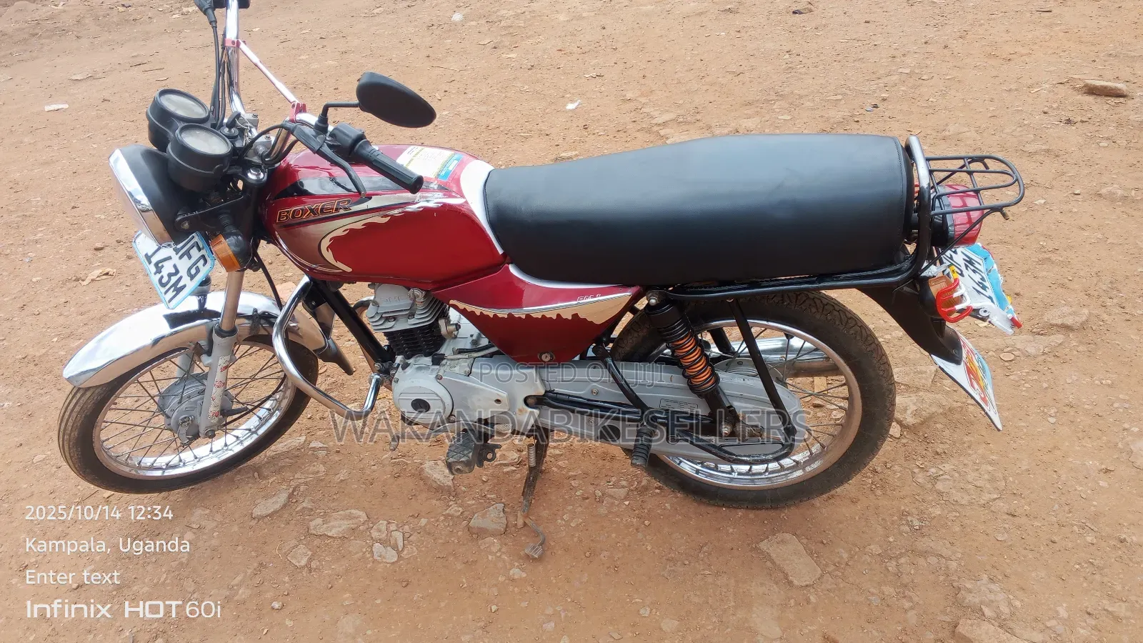 Bajaj Boxer 100 2022 Red