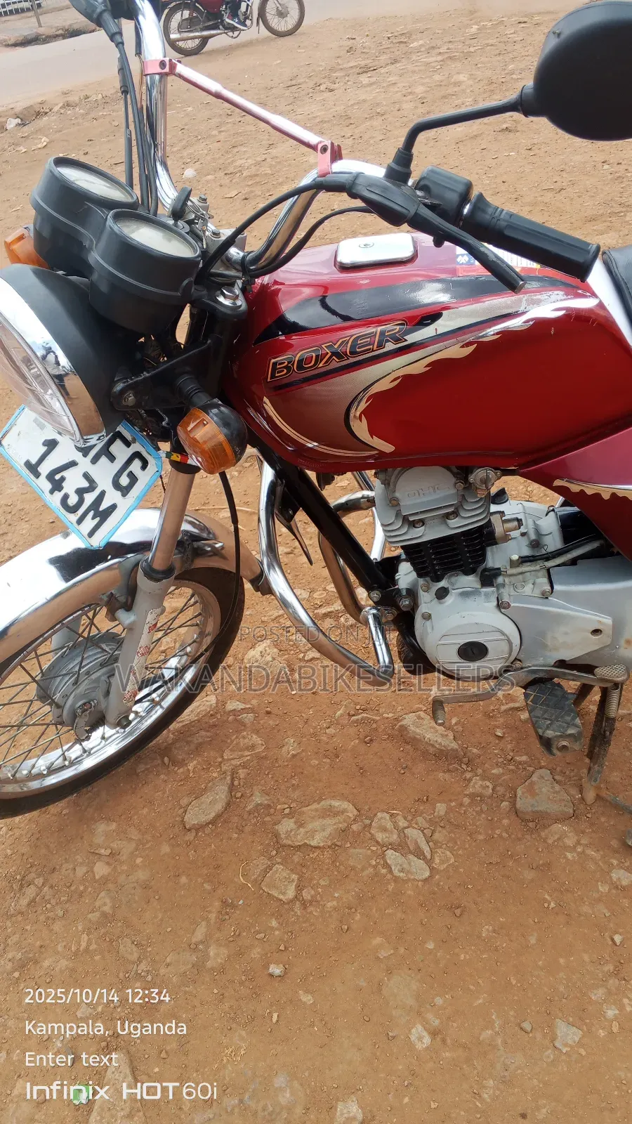 Bajaj Boxer 100 2022 Red