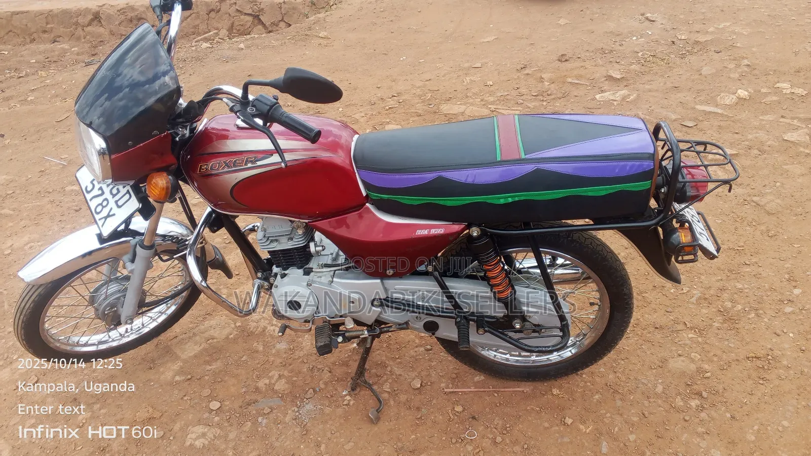 Bajaj Boxer 100 2024 Red