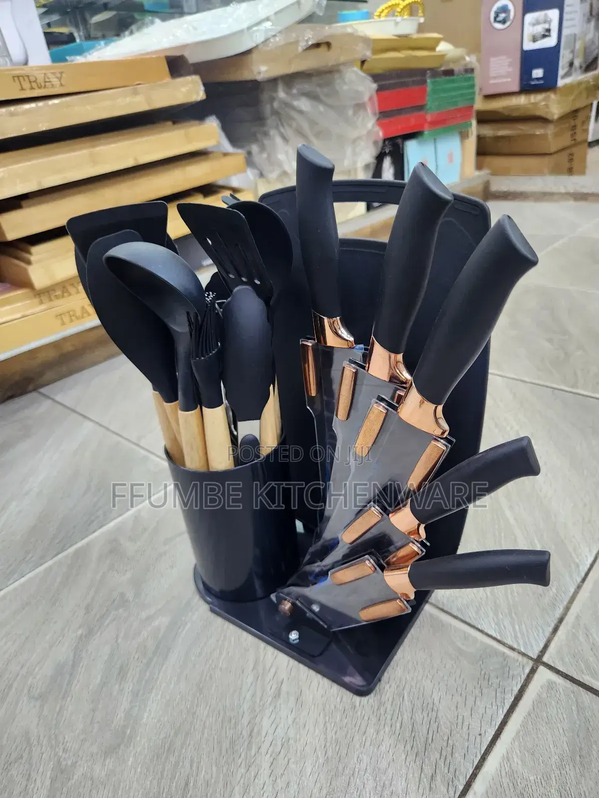 Kitchen Knife Set 19 Pieces