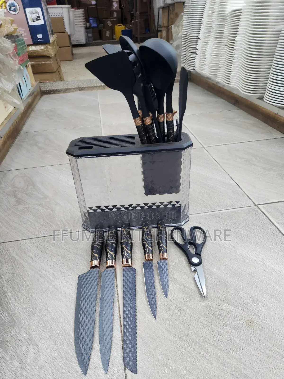 Kitchen Utensil and Knife Set