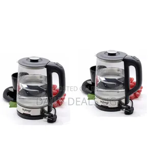 Mylong 2.2 Litre Glass Electric Milk Water Boiling Kettle- Clear