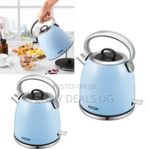 Aicok Steel Fast Heating Temperature Adjustable Electric Kettle -Blue