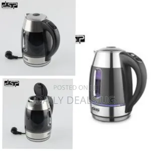 DSP 1.7litre Glass Electric Boiling Kettle Boiler Pot With Temperature