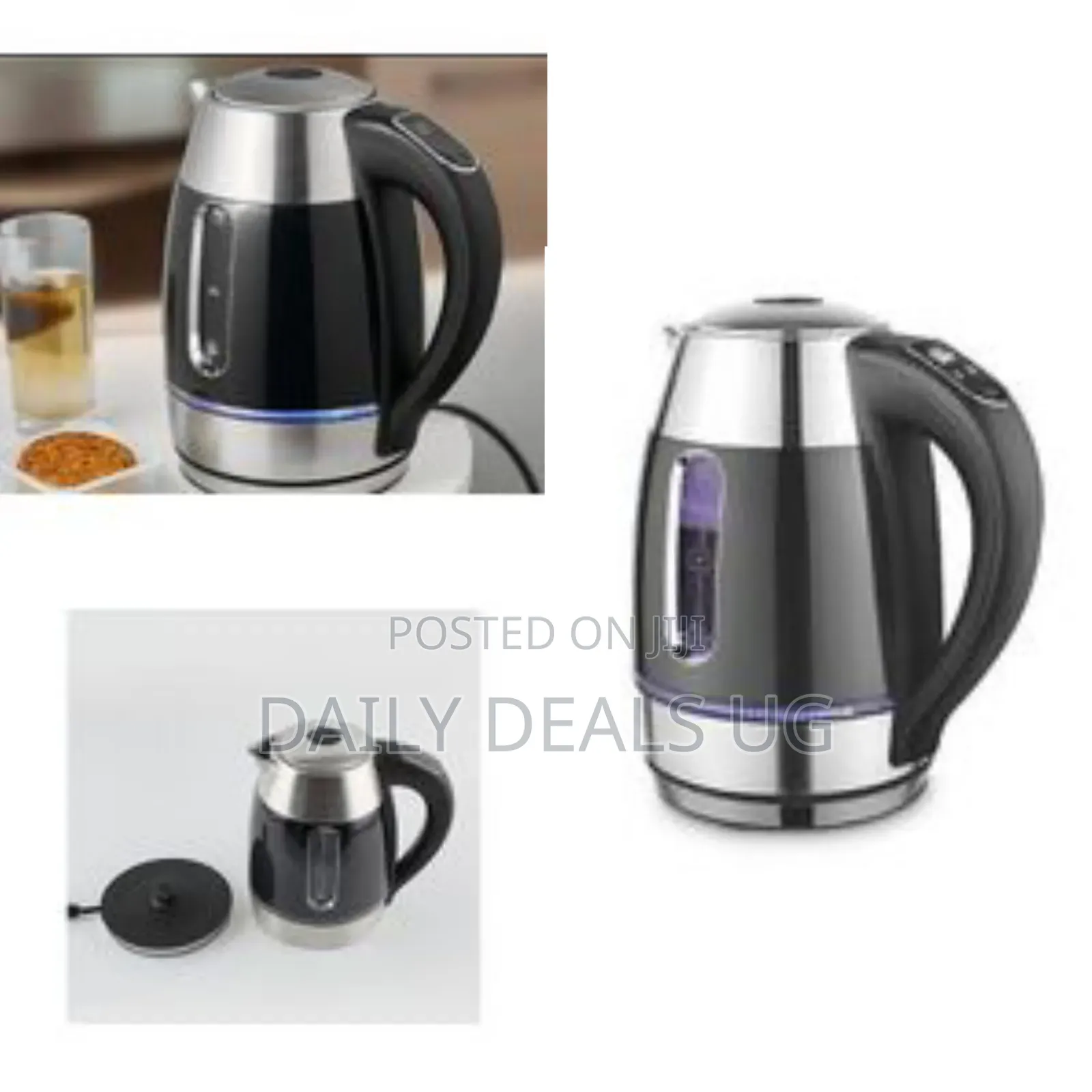 DSP 1.7litre Glass Electric Boiling Kettle Boiler Pot With Temperature