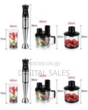 Sonifer 10-in-1 Stainless Steel Hand Blender Set, 800 Watt, 800 Ml