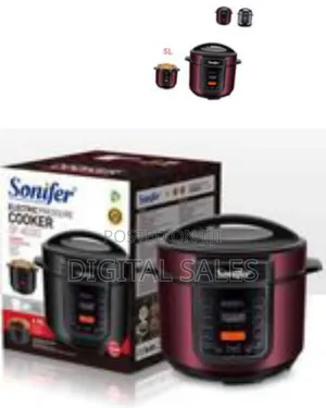 Sonifer Multi Function 5l Electric Pressure Cooker Rice Cooker Steamer