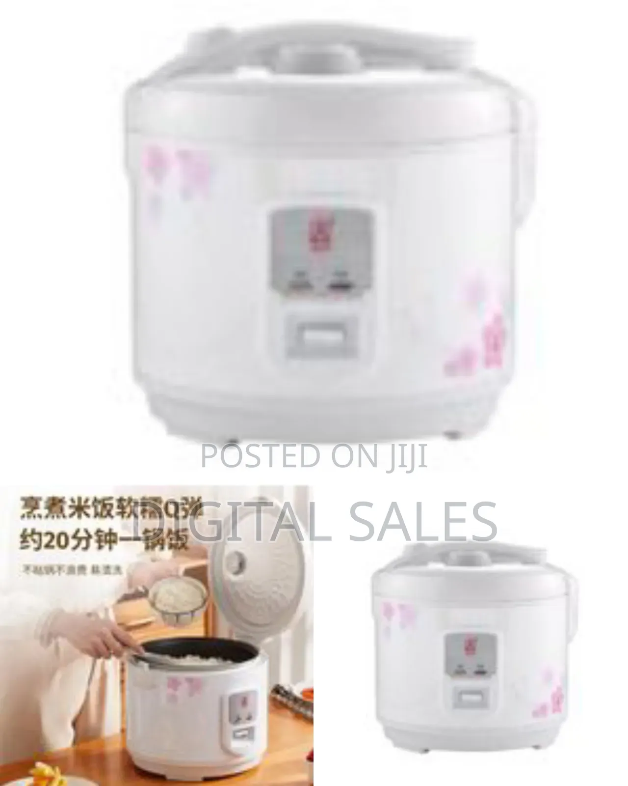 4litres Automatic Rice Cooker With Teflon Coated Non Stick Inner Bowl