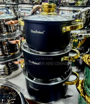 Saucepan With Glass Cover/Cookware Set of 3pcs