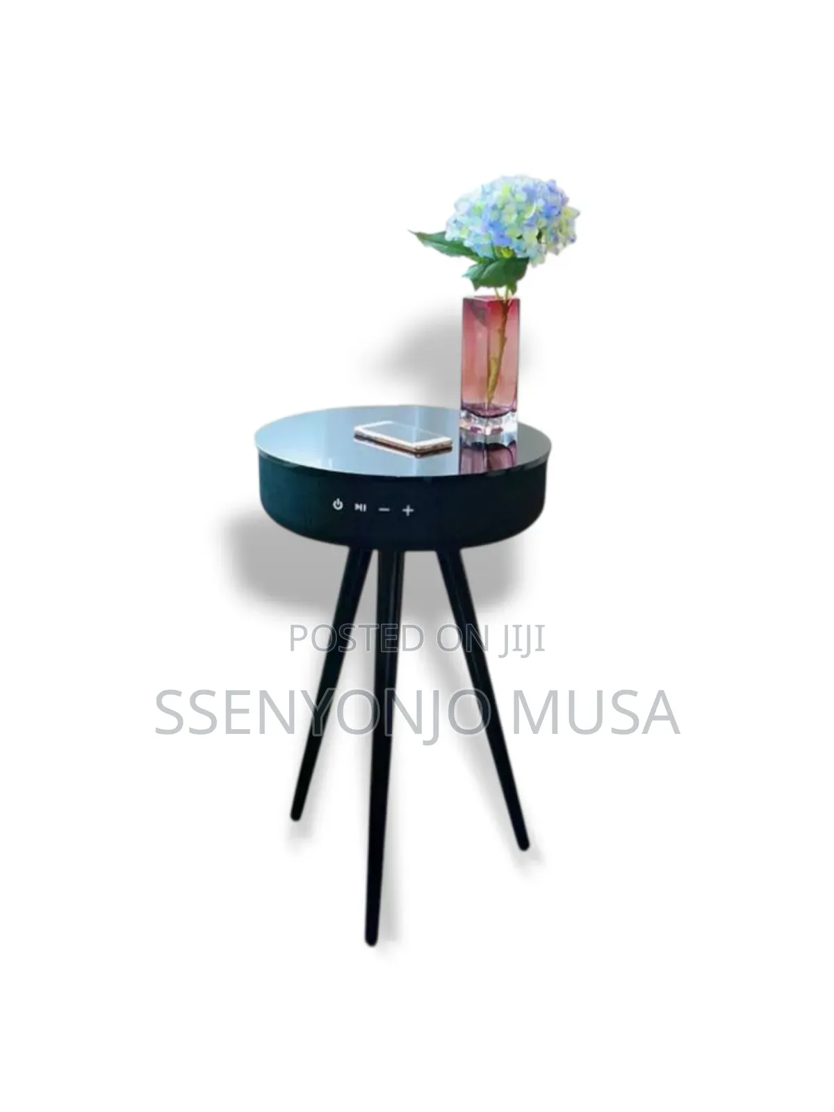 Smart Bluetooth Speaker Table With Deep Bass Wireless Charging