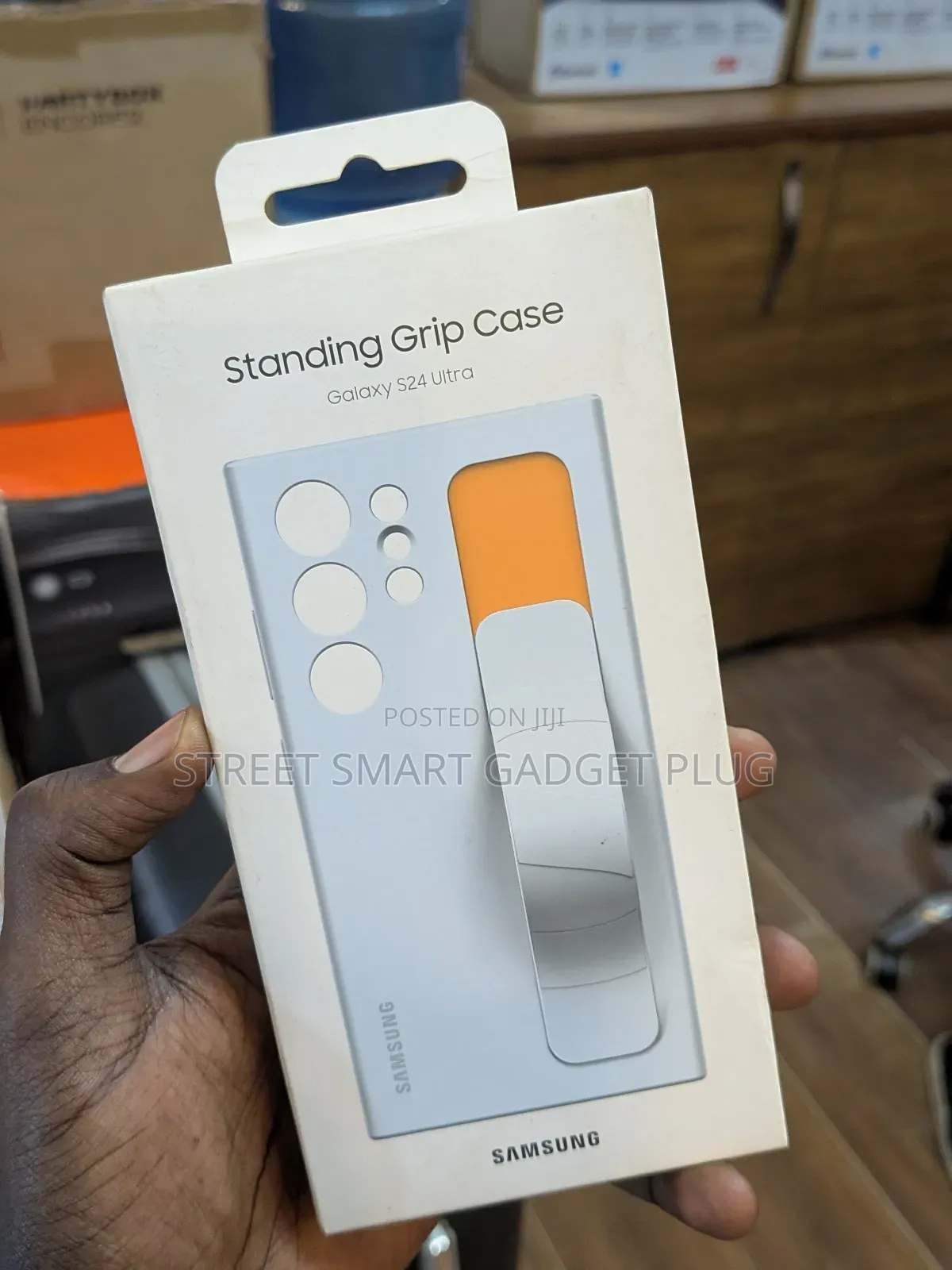 Samusang S24ultra Standing Grip Case