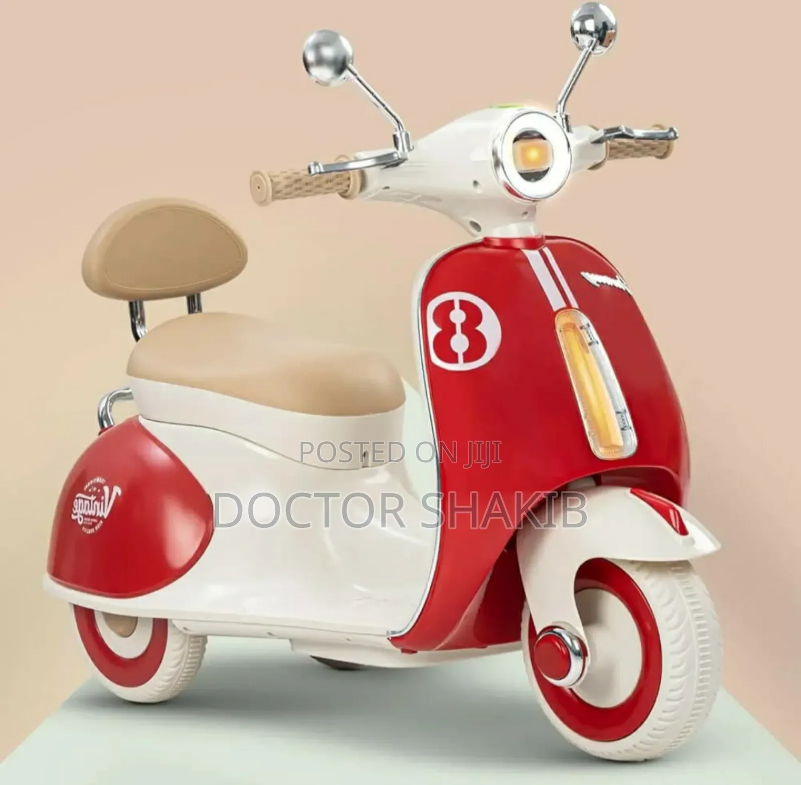 Comfortable Kids Vespas Style Scooter
