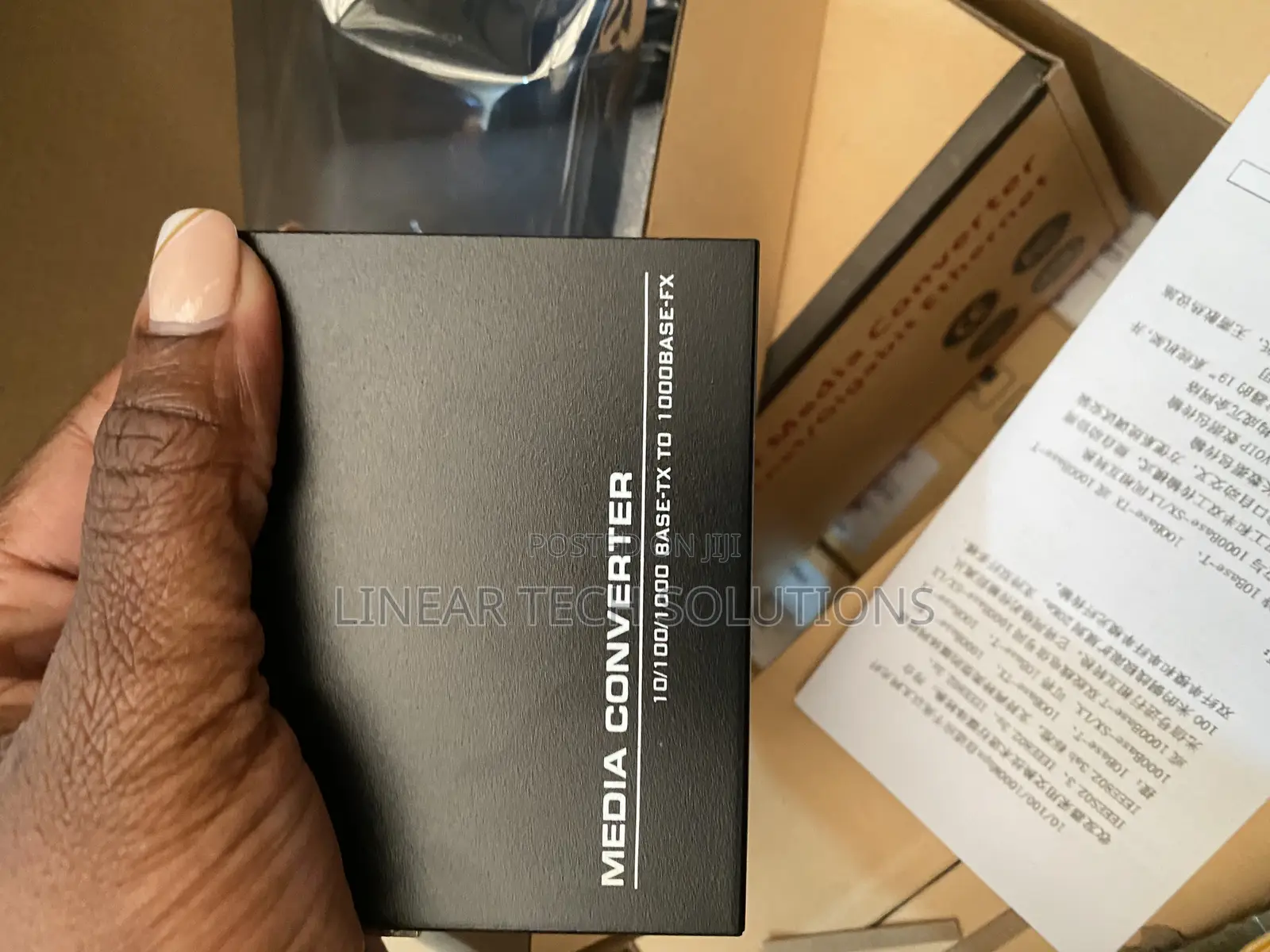 Fiber to Ethernet Media Converter, Gigabit Single Mode SFP Lc Converte