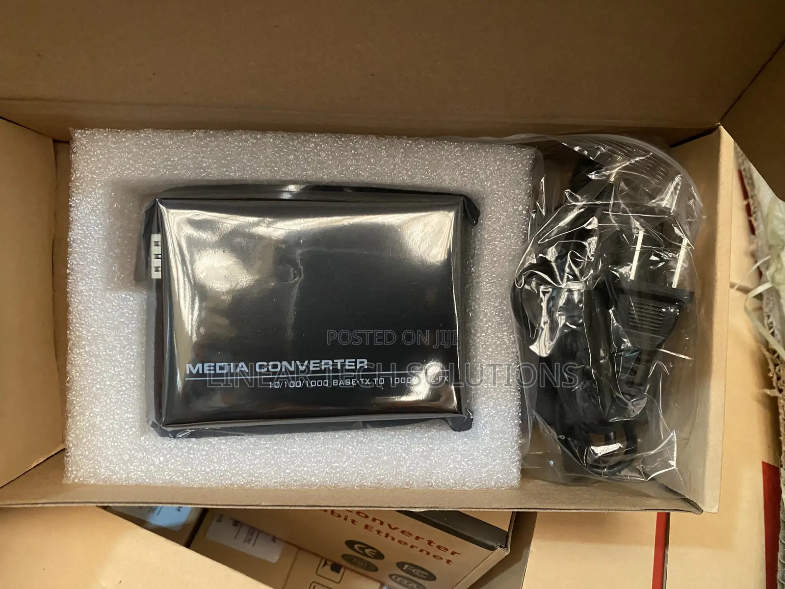 Fiber to Ethernet Media Converter, Gigabit Single Mode SFP Lc Converte
