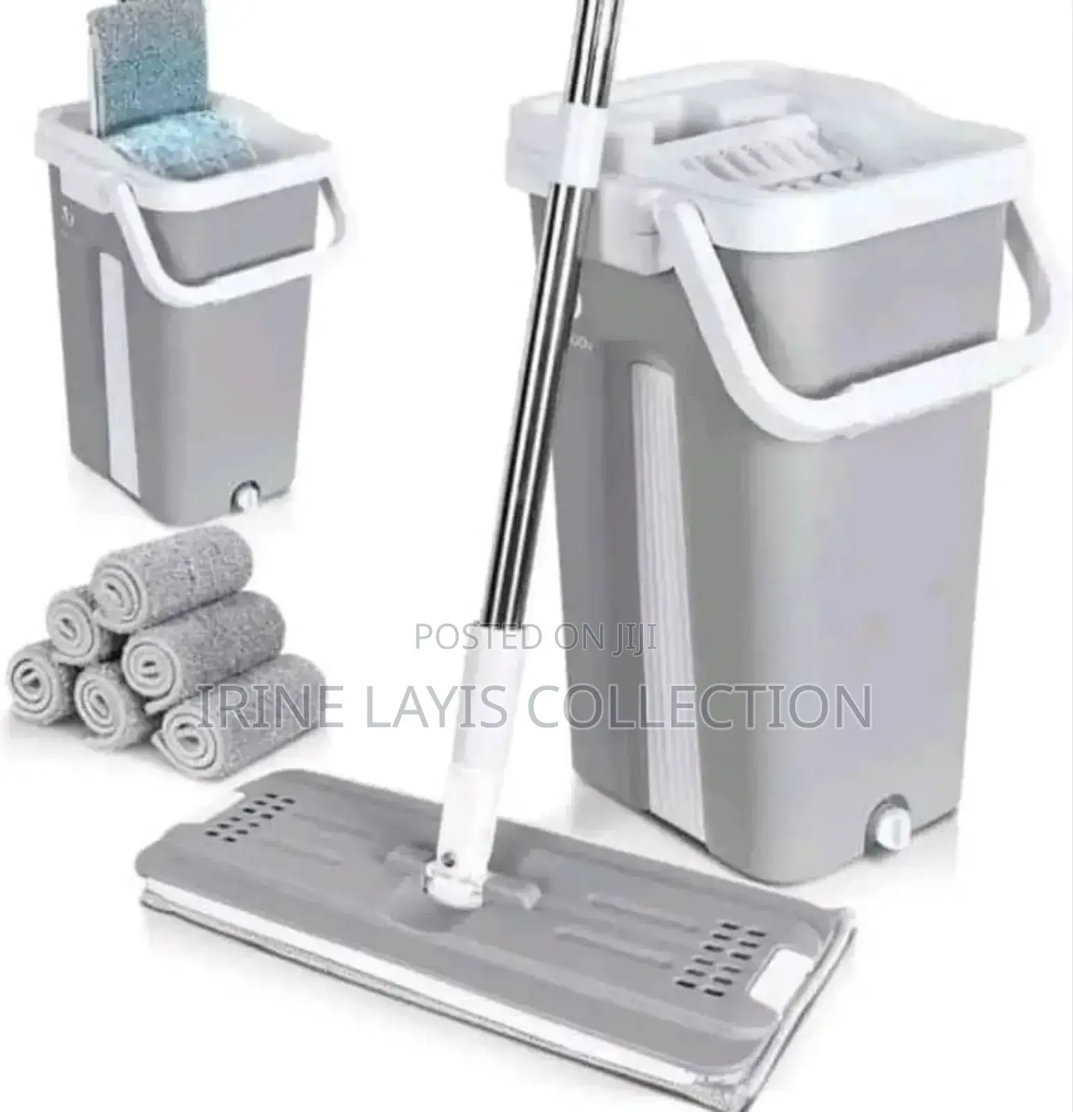 Flat Mop and Bucket Set