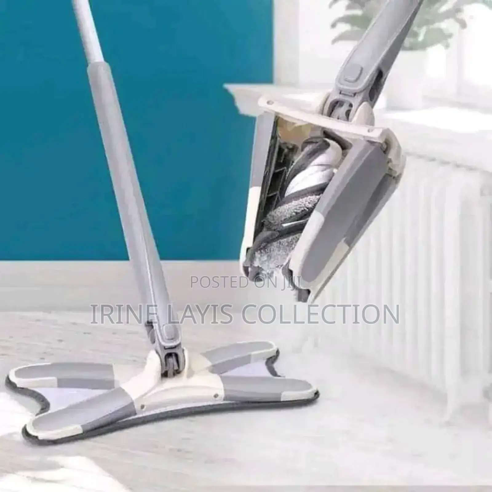 Flat Mop and Bucket Set