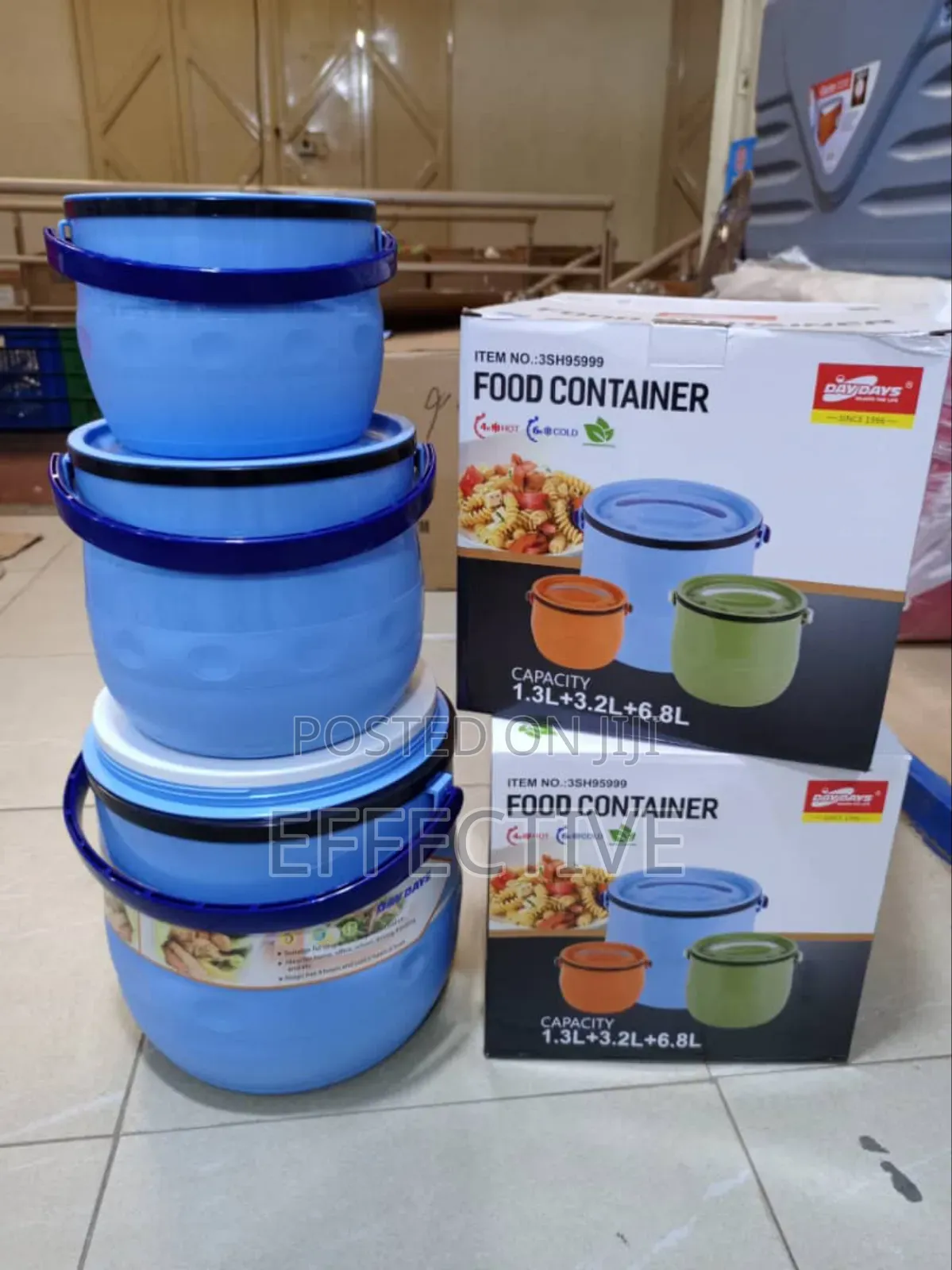3pc Daydays Insulated Food Containers.