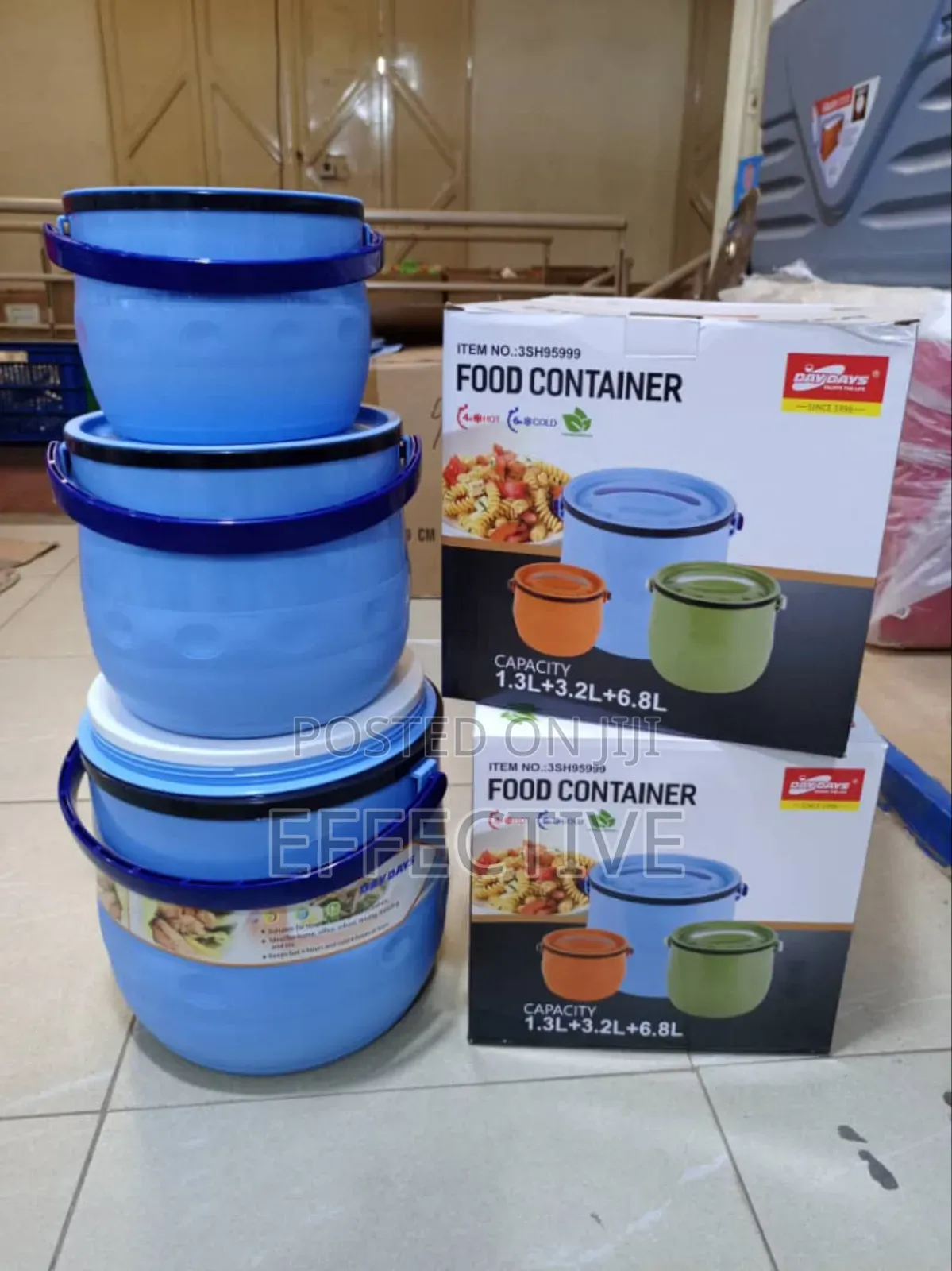 3pc Daydays Insulated Food Containers.