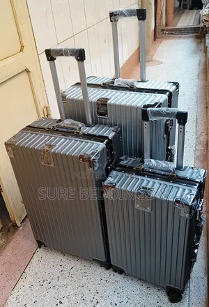 3 Pieces Aluminum Suitcases