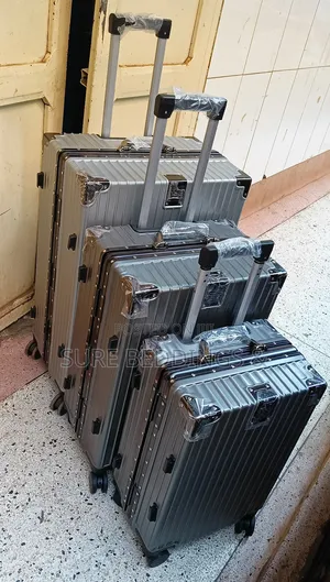 3 Pieces Aluminum Suitcases