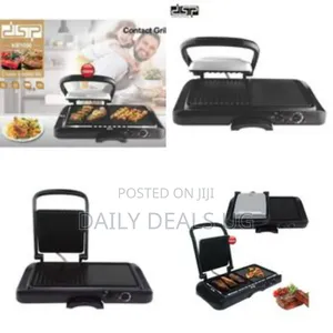 DSP 2 In1 Electric Grill Portable Nonstick Barbecue Press Machine