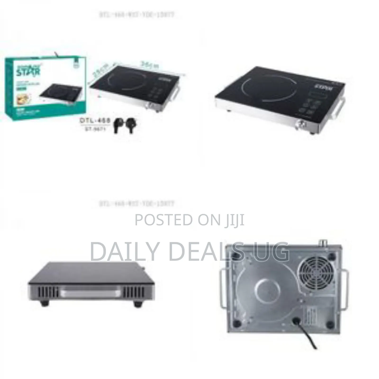 Winningstar Single Burner Electric Stove Infrared Cooker- Silver, Blac