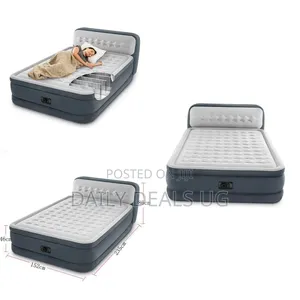 Intex Dura-Beam Deluxe Ultra Plush Headboard Air Mattress
