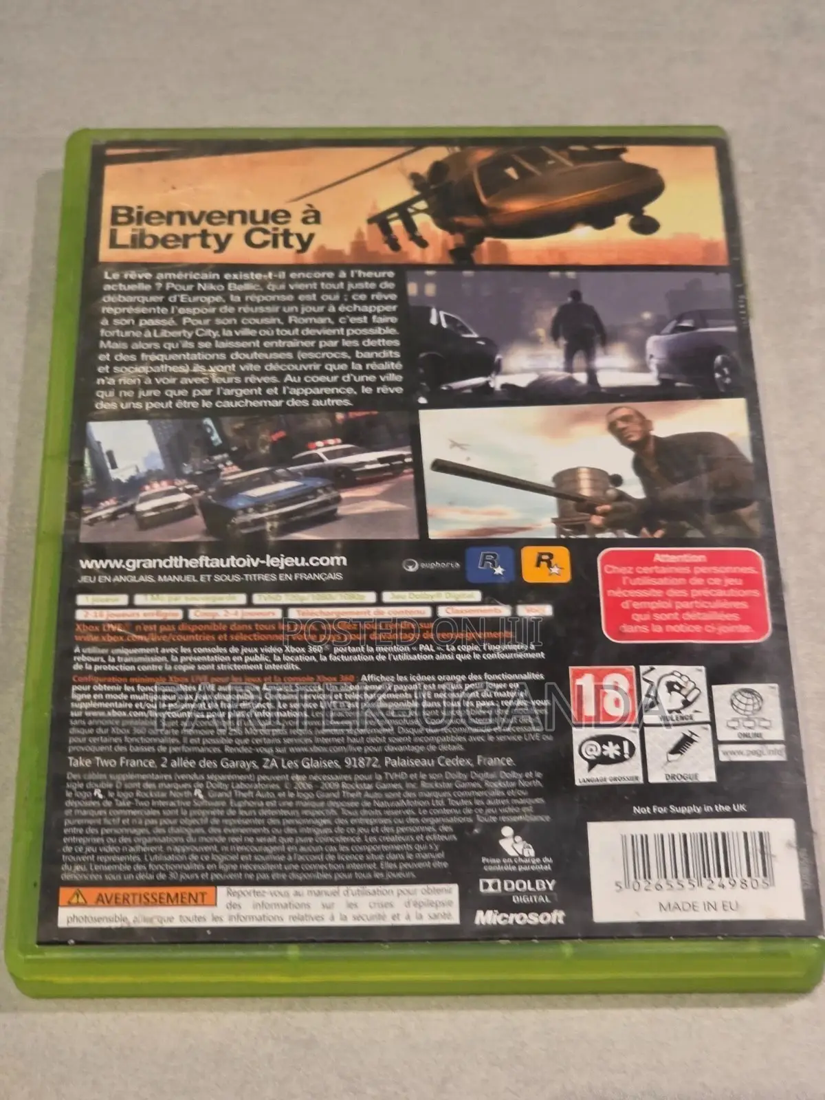 Grand Theft Auto 4 Xbox 360