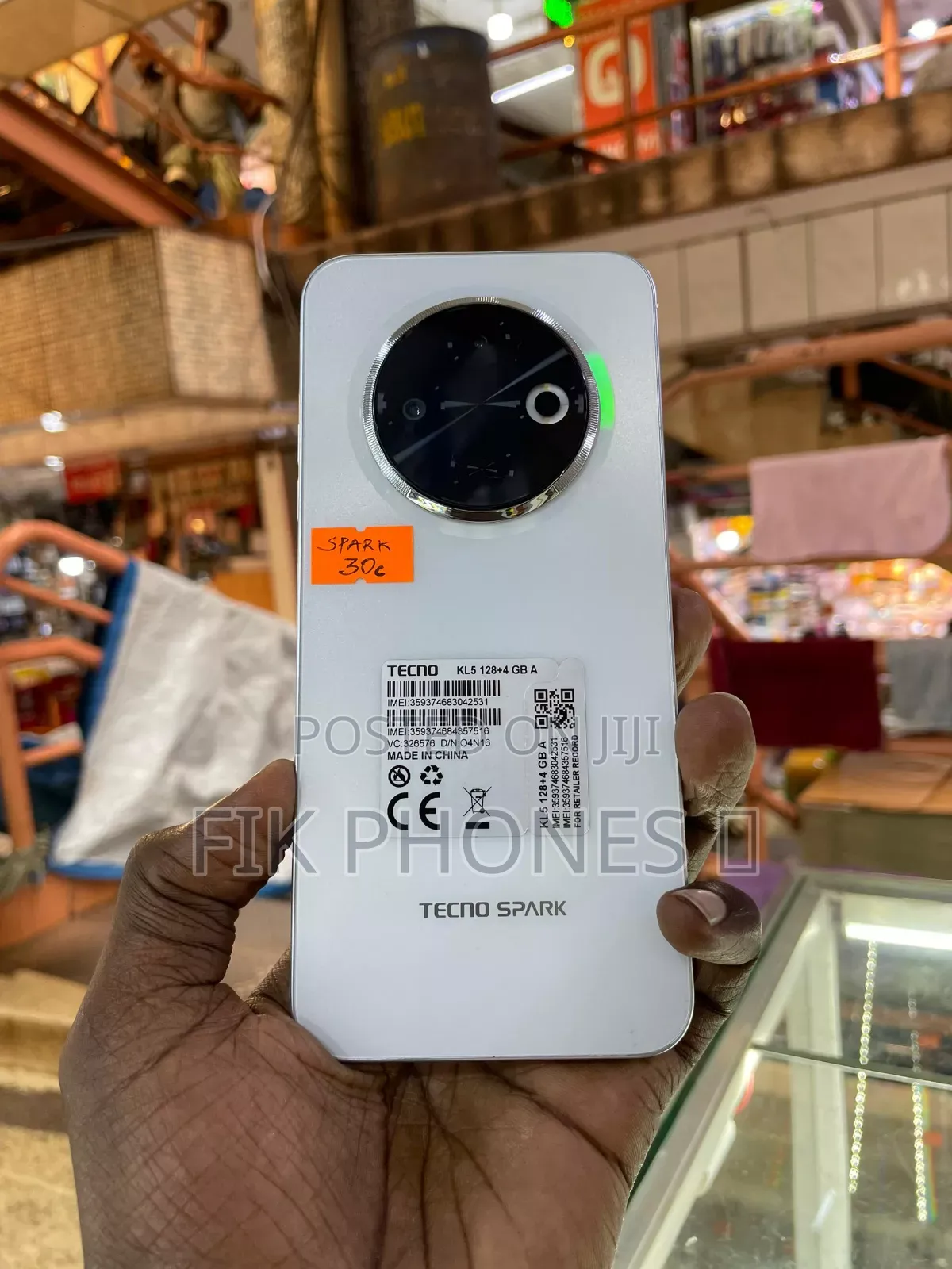 Tecno Spark 30C 128 GB White