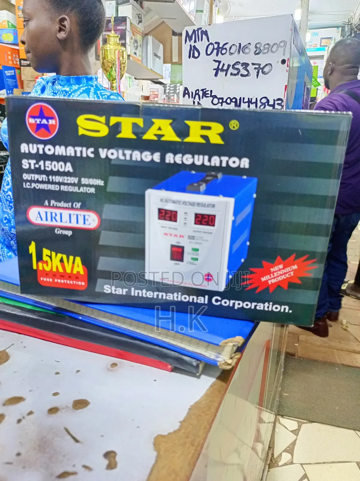 Star St-1500a Automatic Voltage Regulator.