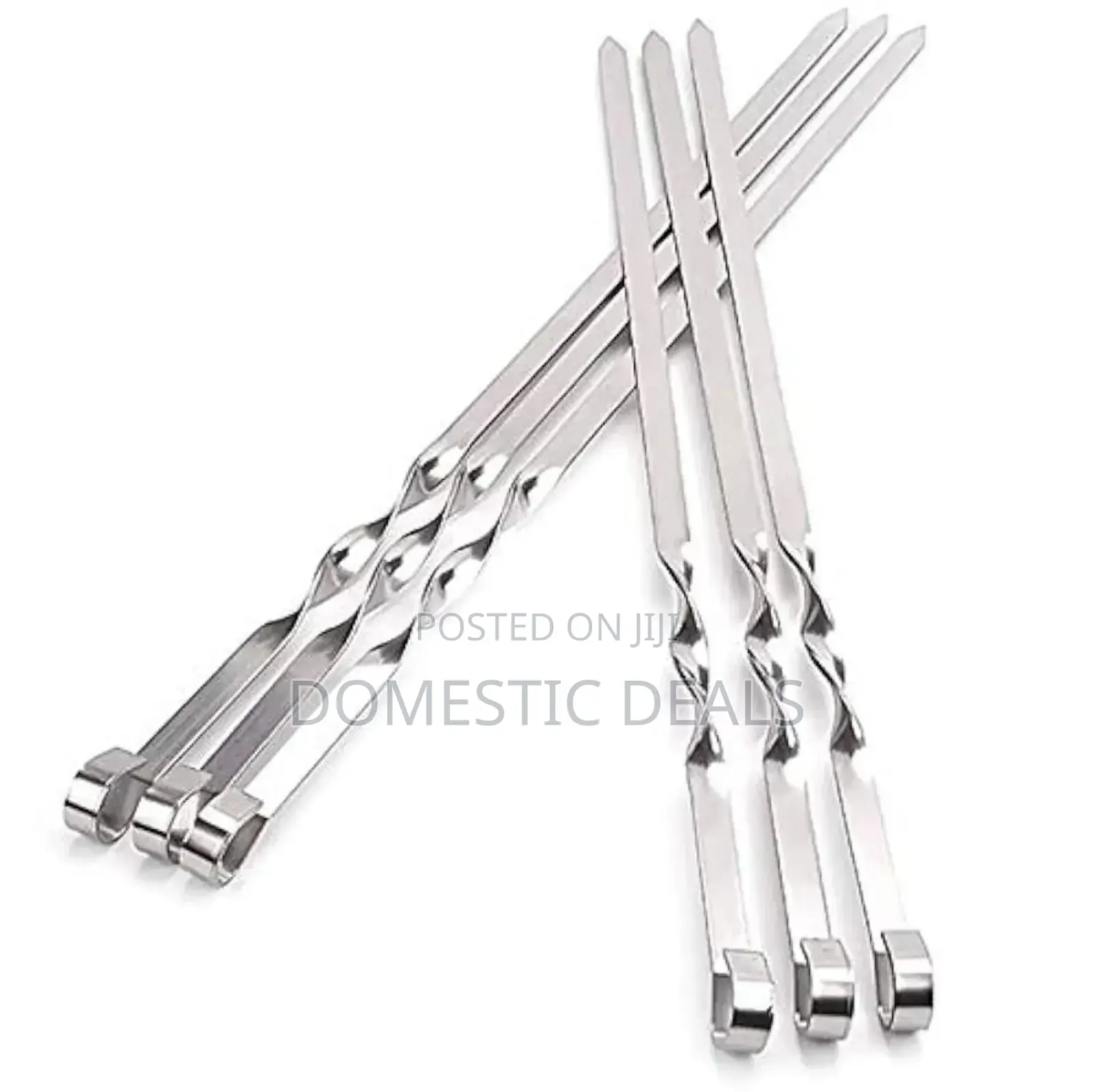 Stainless Steel 6pcs BBQ Skewers
