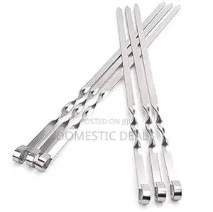 Stainless Steel 6pcs BBQ Skewers
