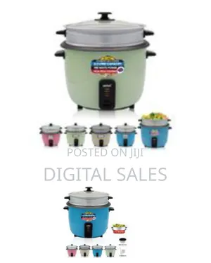 Sanford 1.5 Litre Rice Cooker Steamer Pot- Multi-Colour