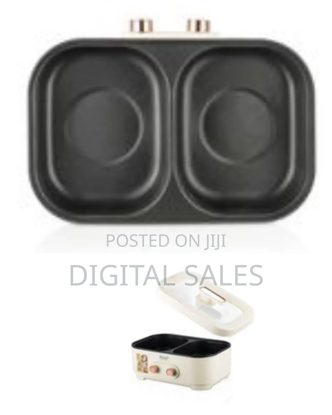 Raf 6l Big Capacity 2 in 1 Multifunctional Electric Hot Pot