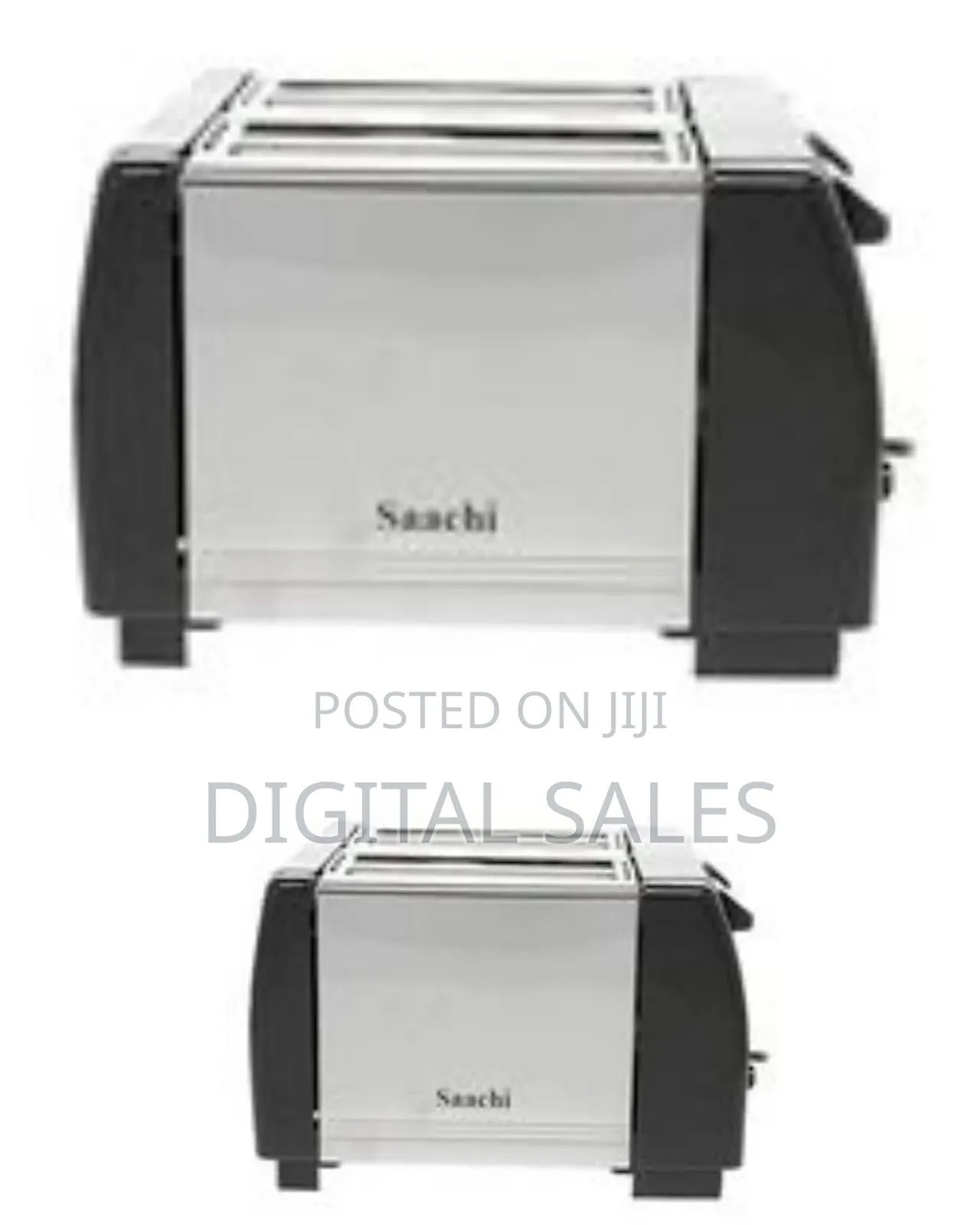 Saachi 4 Slice Bread Toaster, Silver