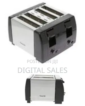 Saachi 4 Slice Bread Toaster, Silver