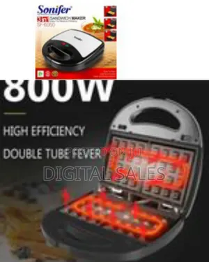 Sonifer Sf-6050 Household Electric Non Stick Detachable Plates