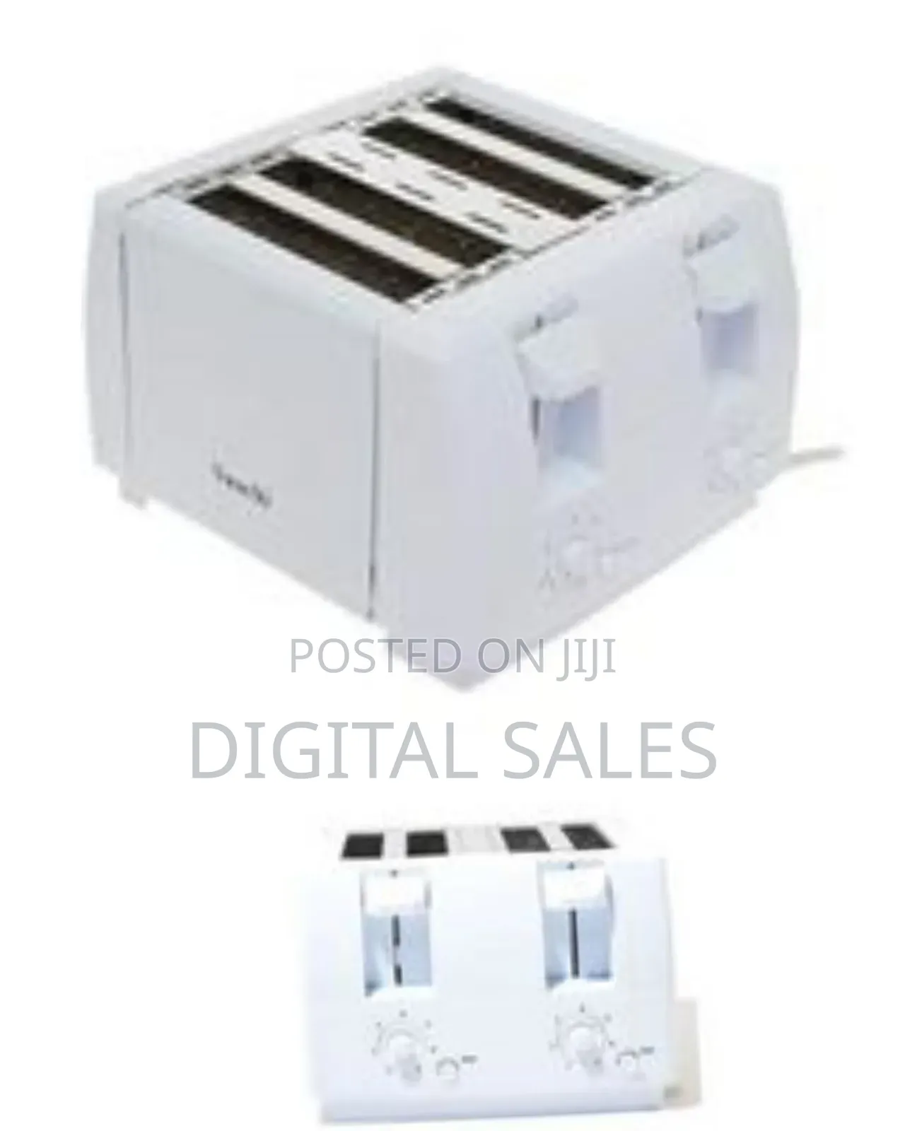Saachi 4 Slice Stainless Steel Bread Toaster