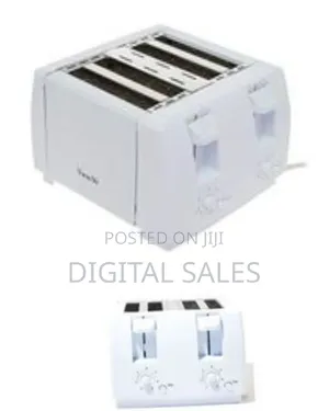 Saachi 4 Slice Stainless Steel Bread Toaster