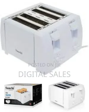 Saachi 4 Slice Stainless Steel Bread Toaster