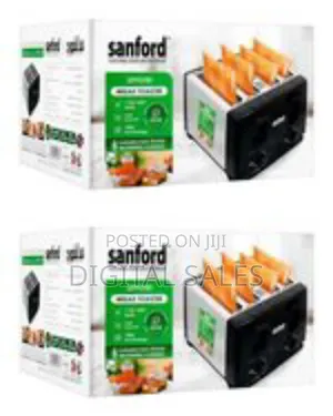 Sanford 4 Slice Stainless Steel Bread Toaster
