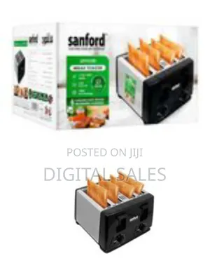 Sanford 4 Slice Stainless Steel Bread Toaster