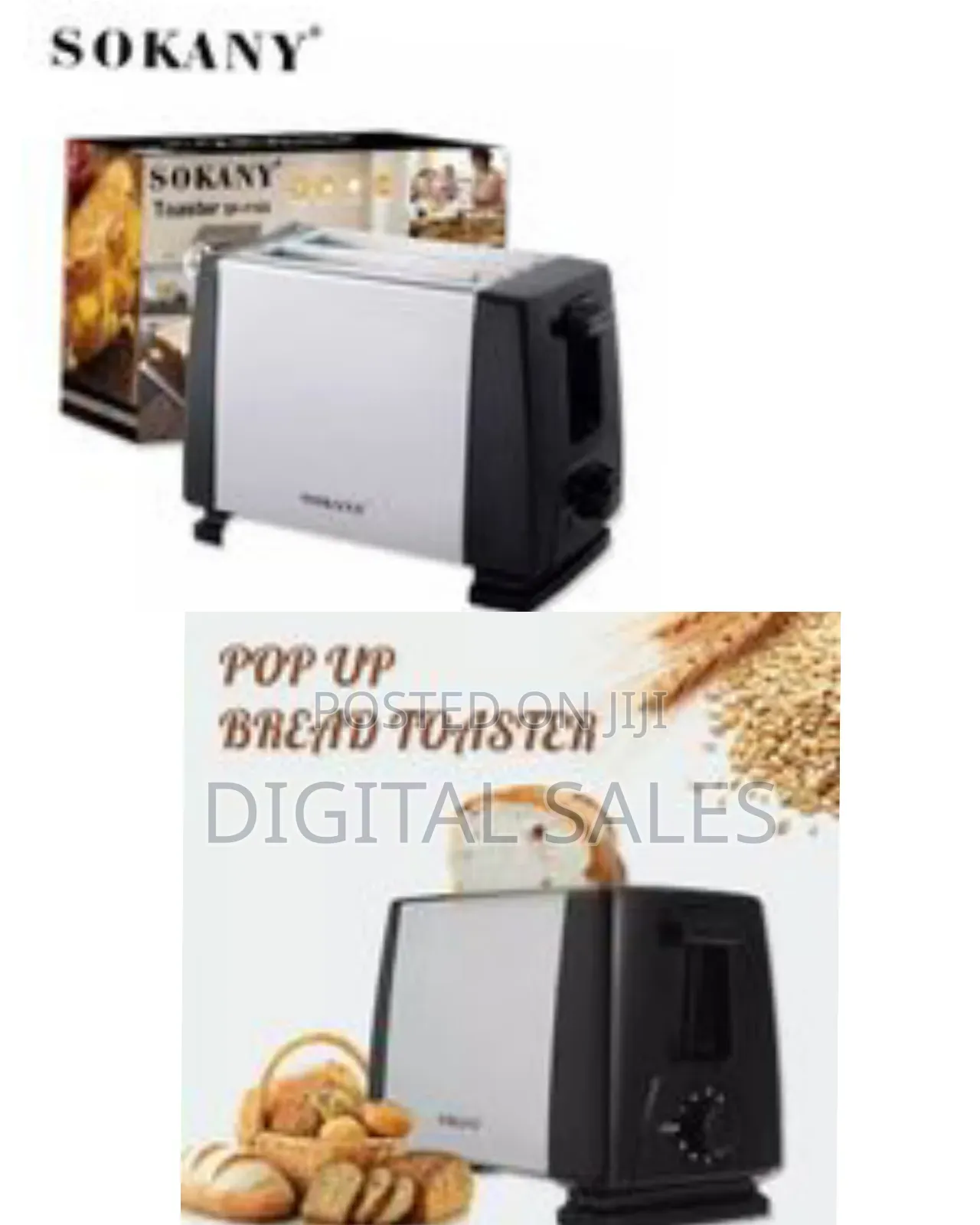 2 Slice Electric Toaster