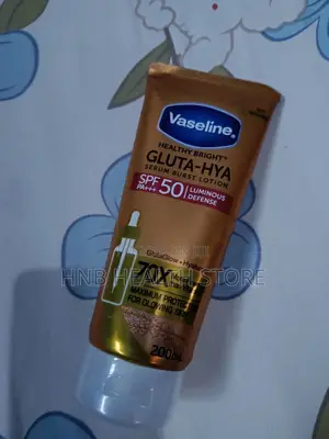 Vaseline Gluta Hya SPF 50. Sunscreen
