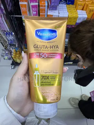 Vaseline Gluta Hya SPF 50. Sunscreen