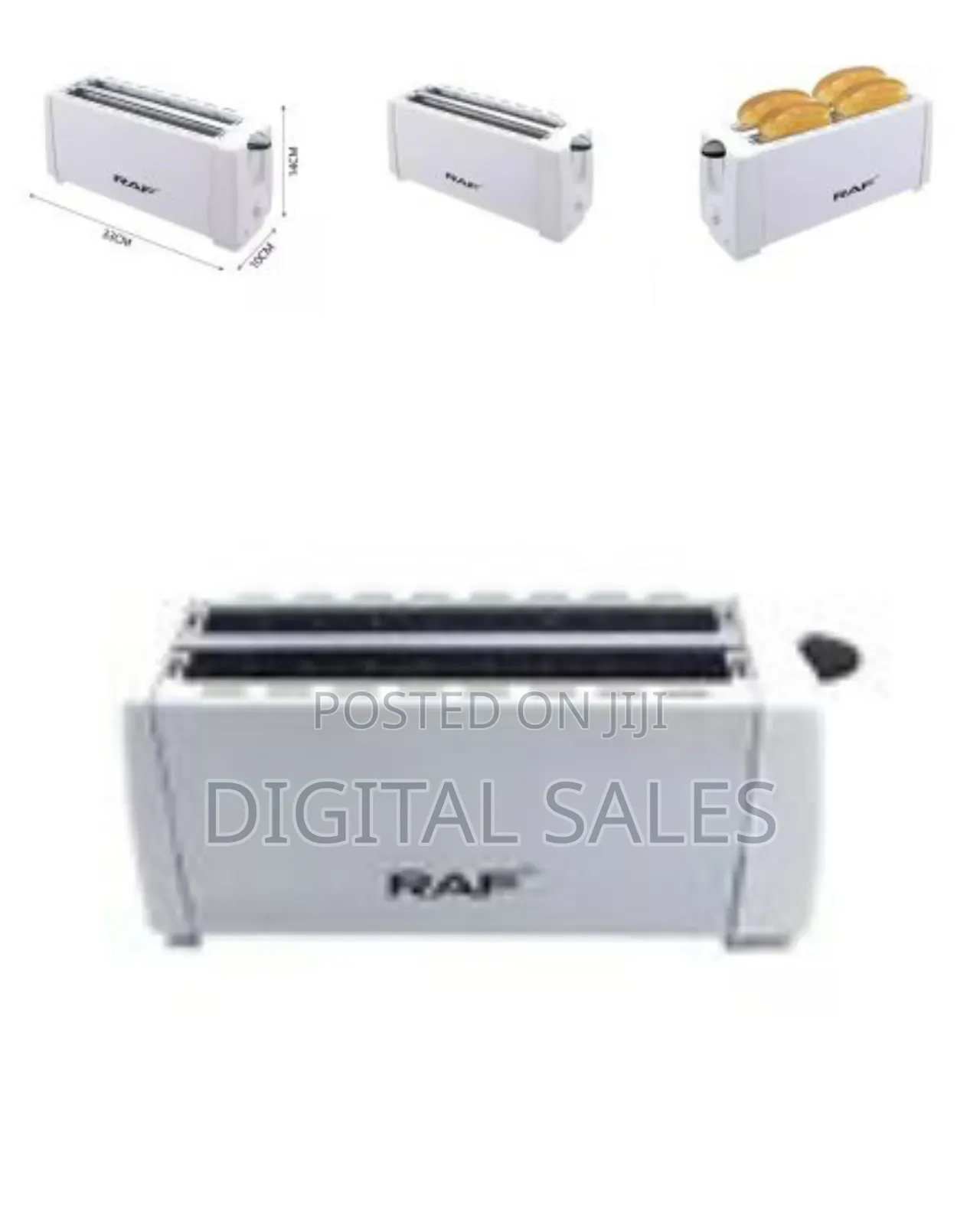 Raf Bread Toaster 4 Slice R265 1200w